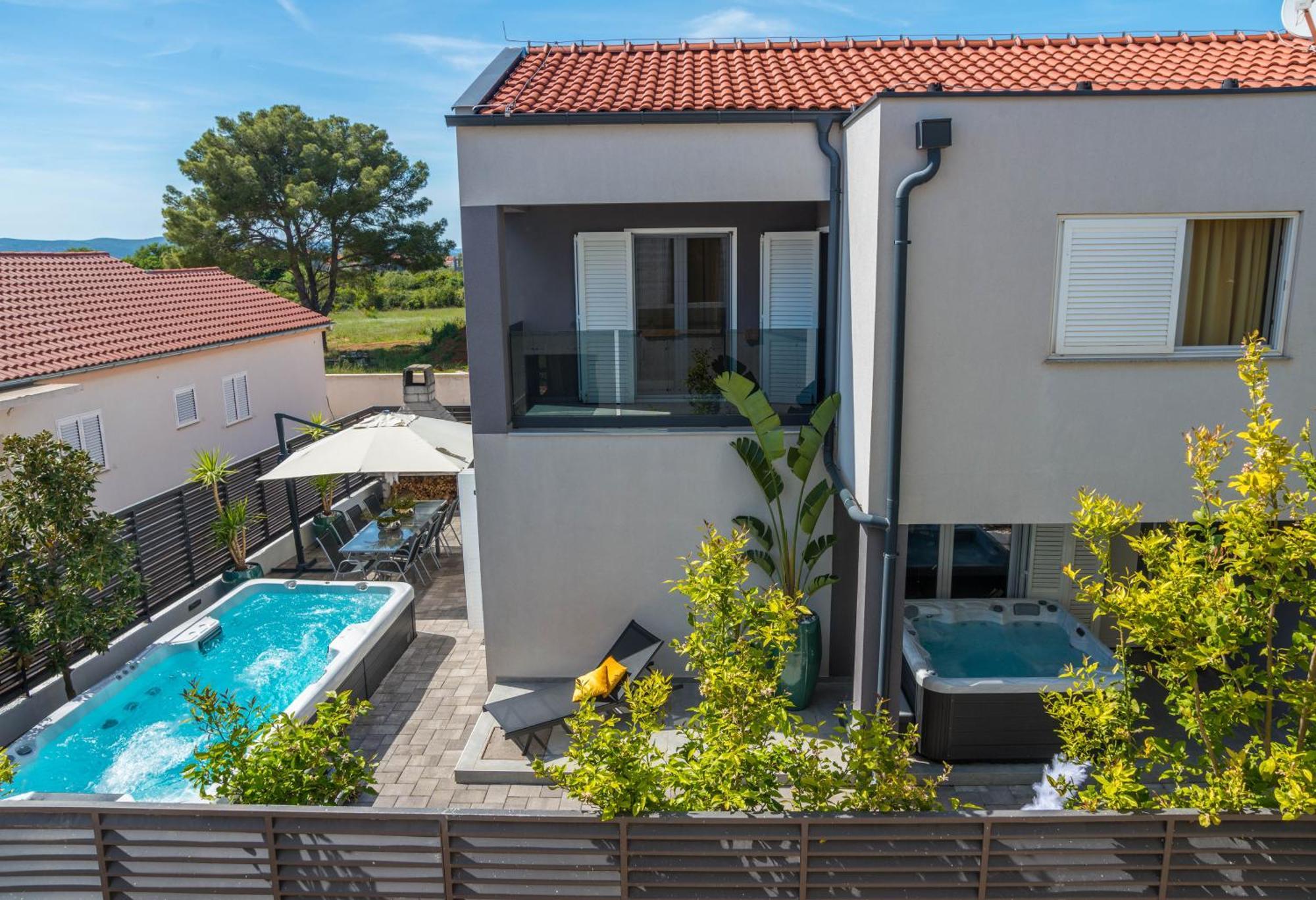 House With Pool Ledenko Leilighet Biograd Na Moru Eksteriør bilde