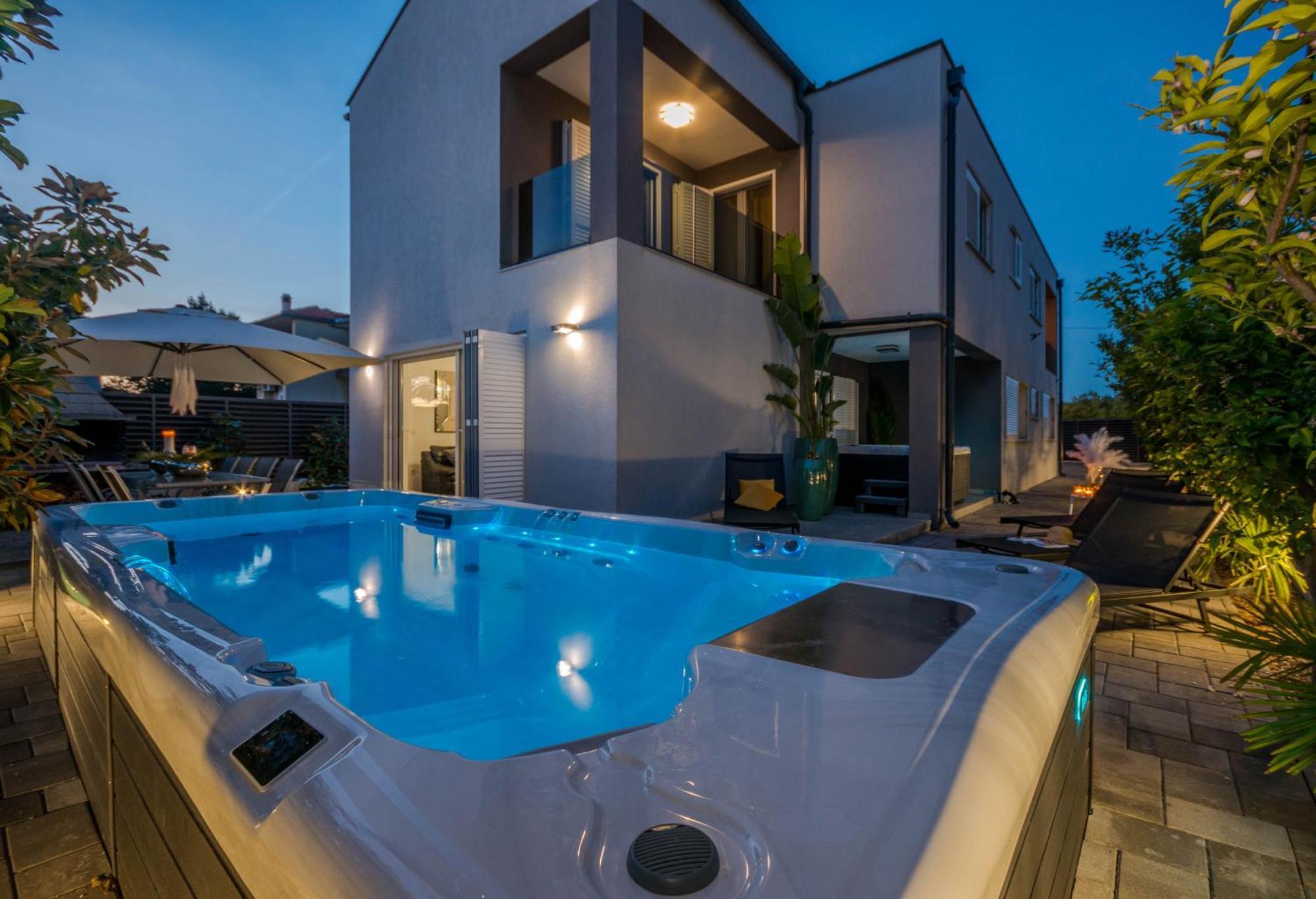House With Pool Ledenko Leilighet Biograd Na Moru Eksteriør bilde
