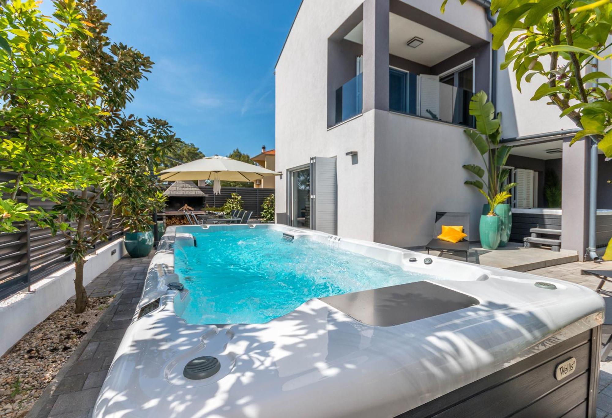 House With Pool Ledenko Leilighet Biograd Na Moru Eksteriør bilde